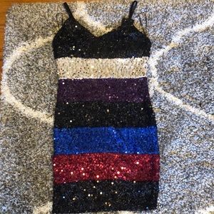 NEW Forever 21 Sequin Party Dress Medium